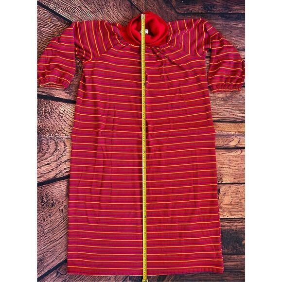 Vtg Gloria Moret of California Multi-color‎ Hostess Patio Gown Dress Robe Sz Lg - Picture 7 of 9